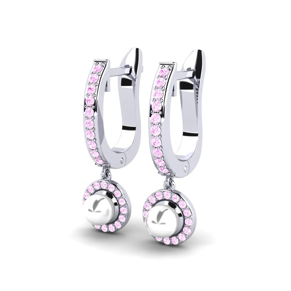 Pink Sapphire Women's Earring Pamira