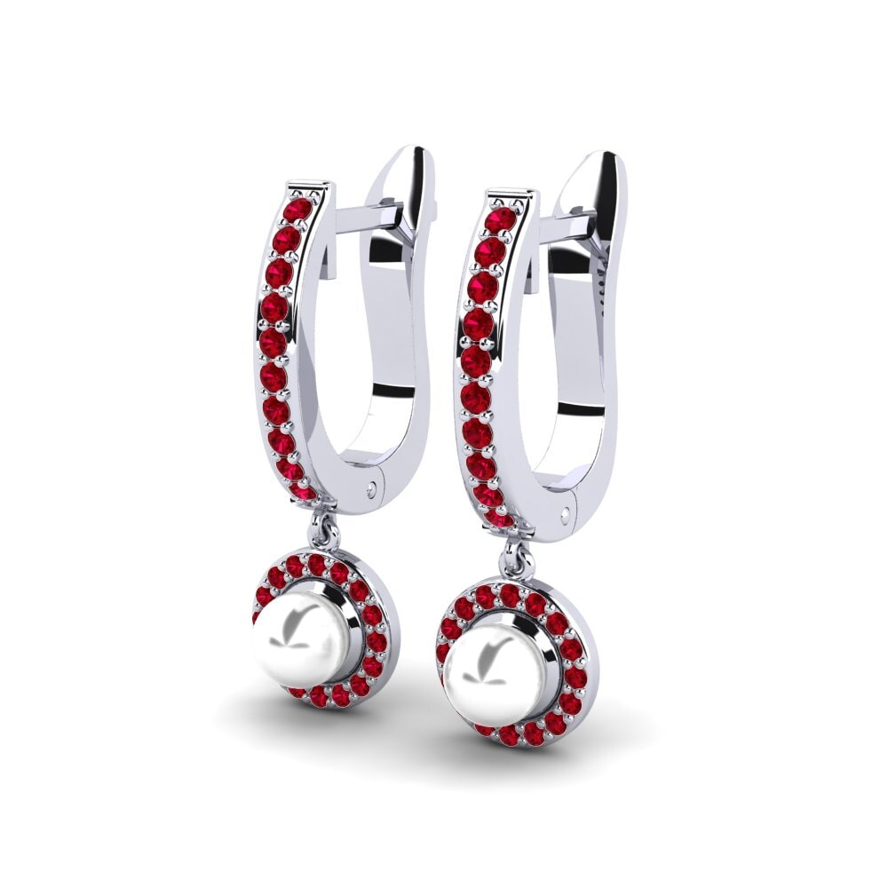 Red Zirconia Women's Earring Pamira