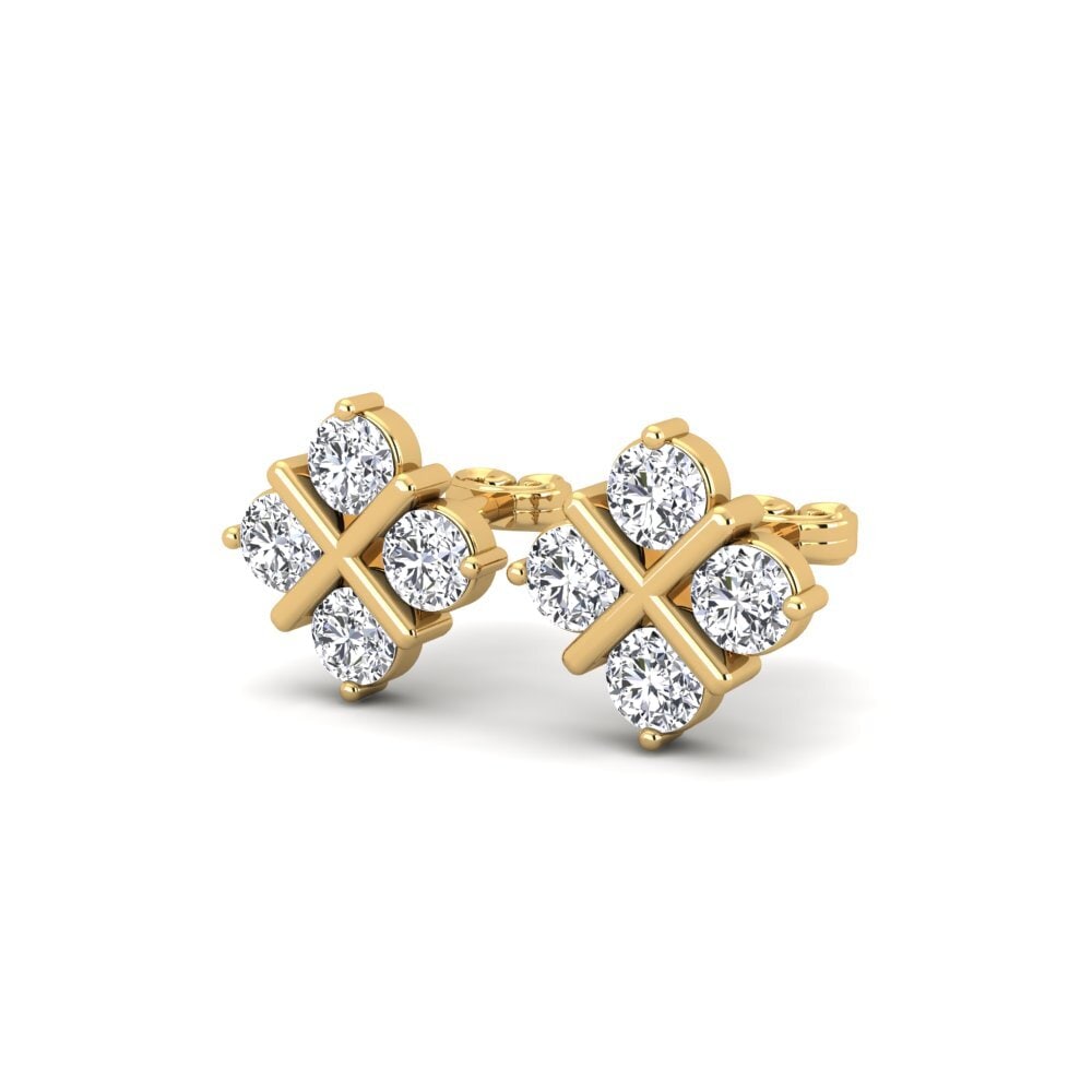 18ct Yellow Gold Women's Earring Ronai