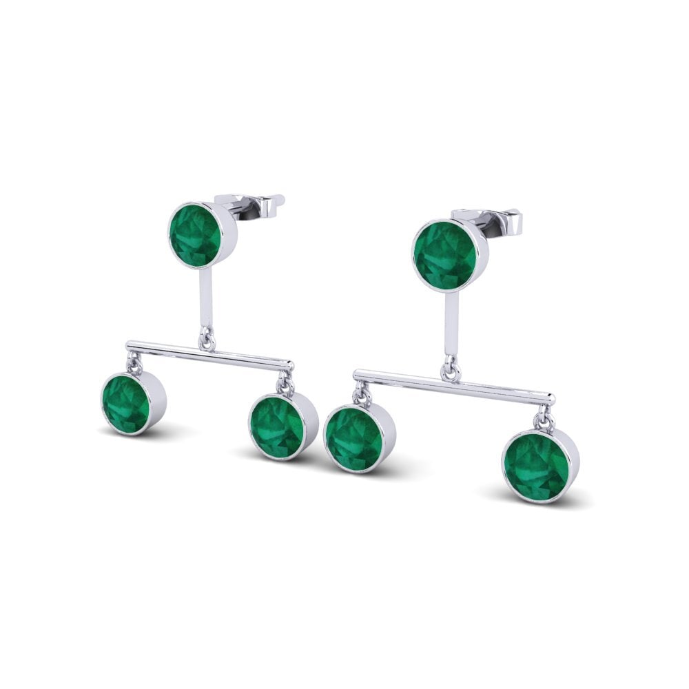 Emerald Women's Earring Sere