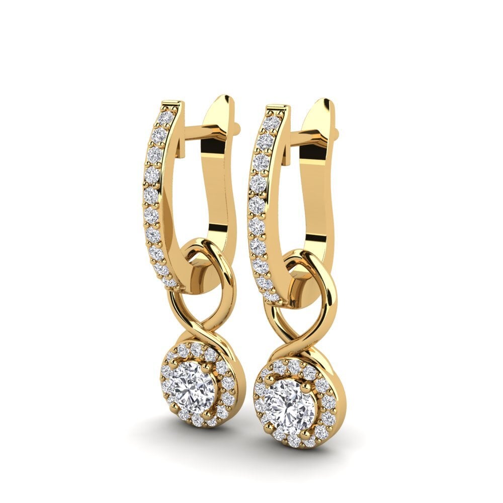 14ct Yellow Gold Women's Earring Toma