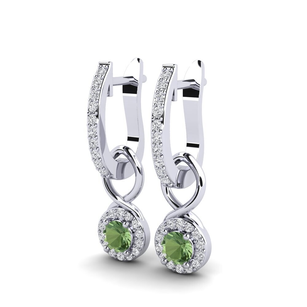 Green Sapphire Women's Earring Toma