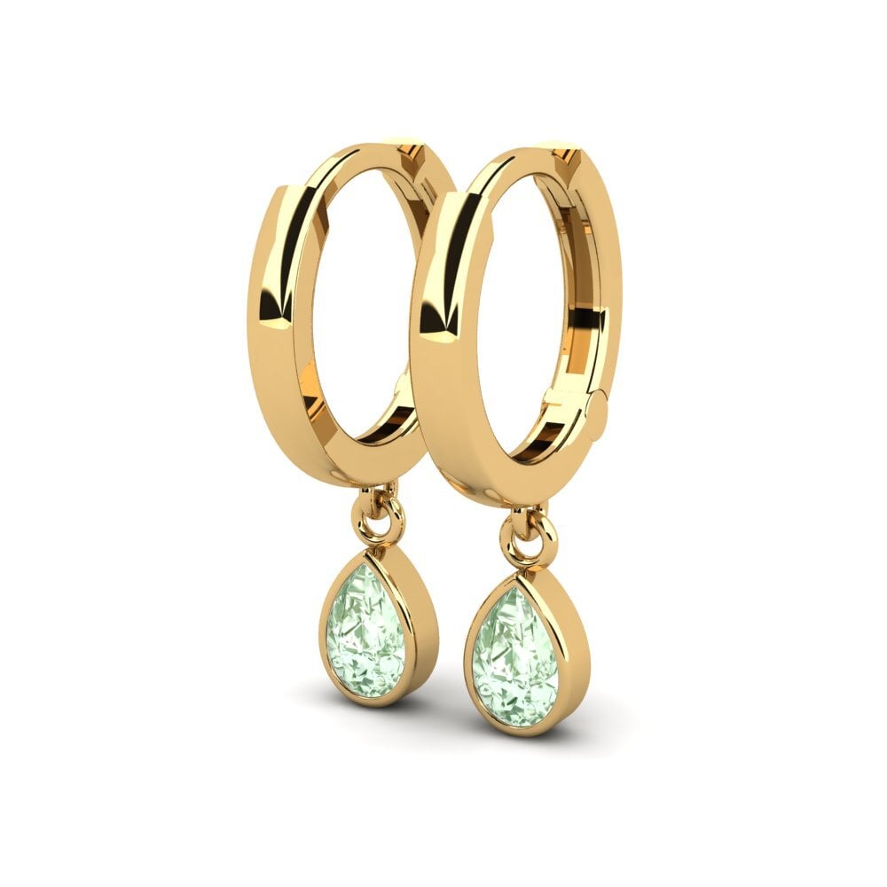 Green Amethyst Women's Earring Wayna - Pear