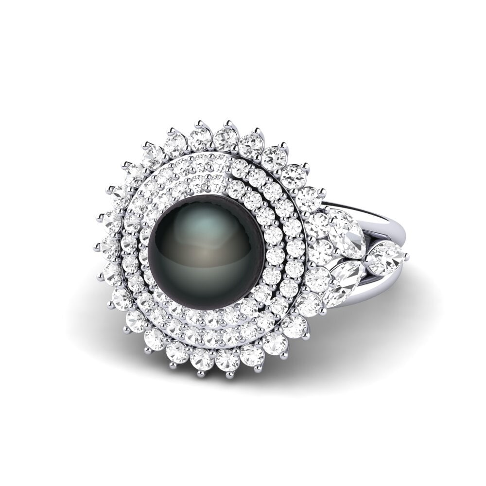 Marquesa Zafiro blanco Anillo Acosta
