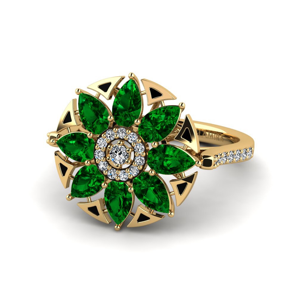 Green Zirconia Ring Agripina