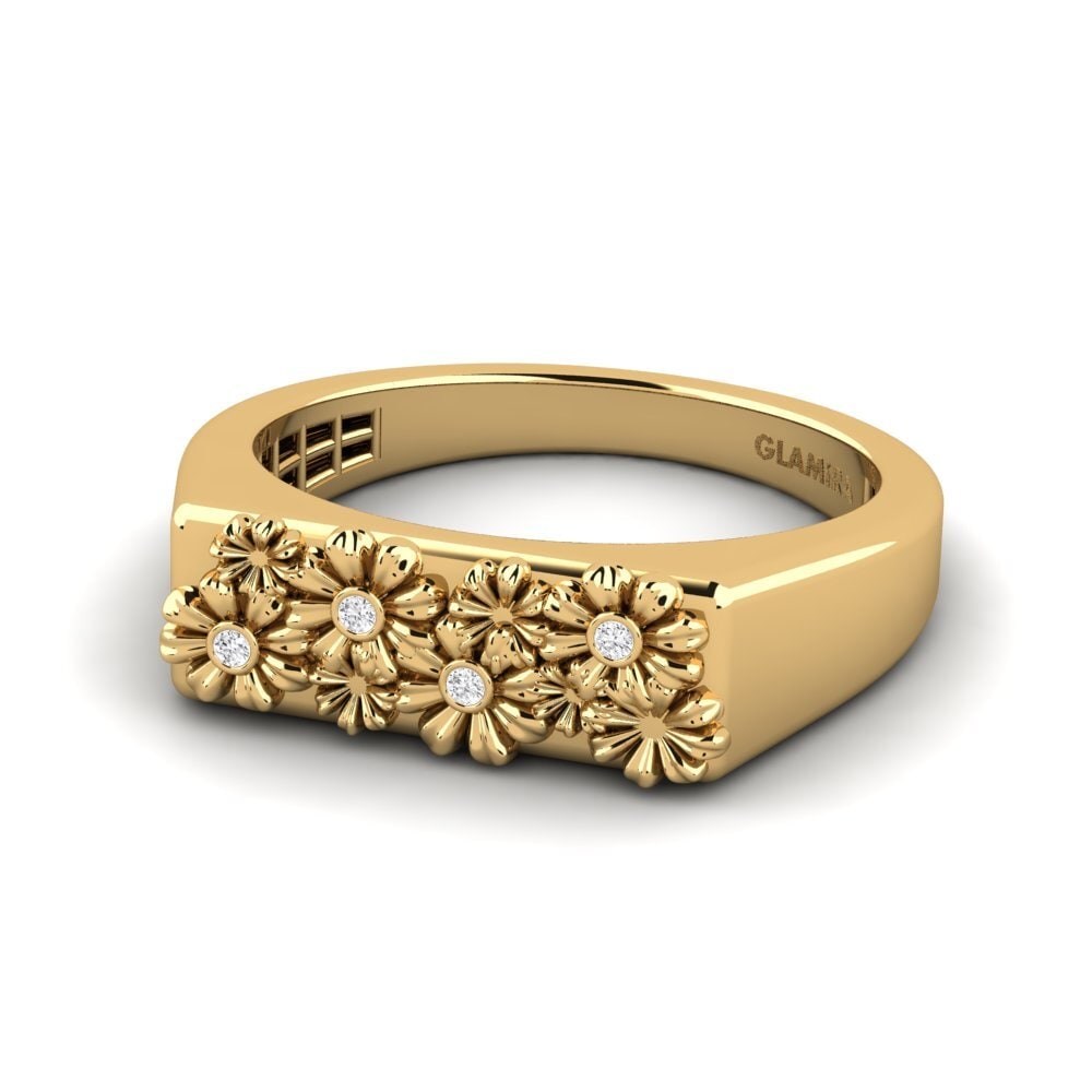 Weißer Saphir Ring Bynoe