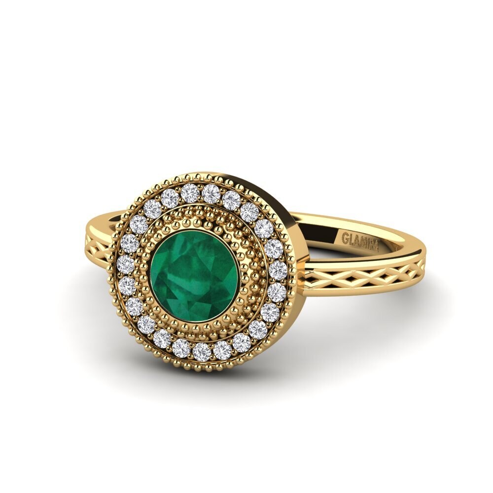 Emerald Engagement Ring Destinesia