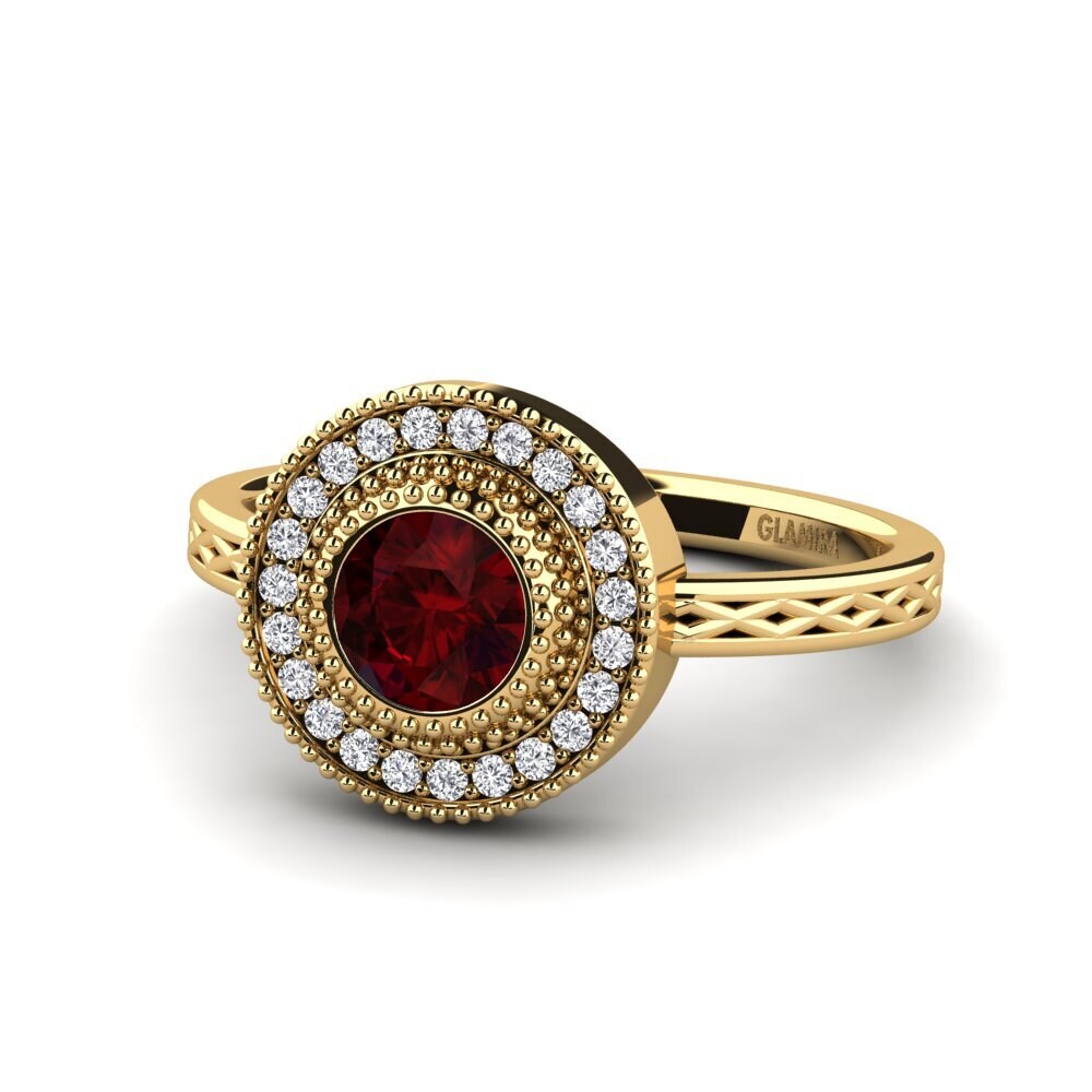 Garnet Engagement Ring Destinesia