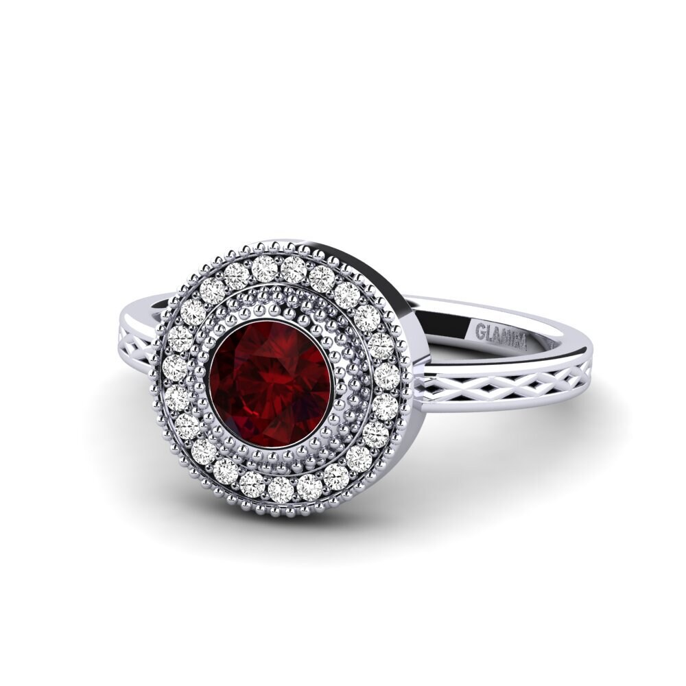Garnet Engagement Ring Destinesia
