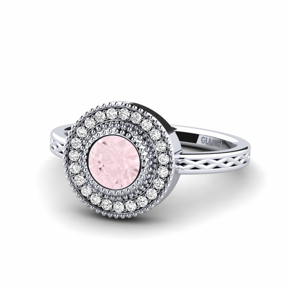 Rose Quartz Engagement Ring Destinesia