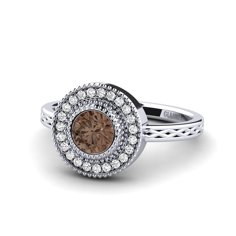 Smoky Quartz Engagement Ring Destinesia