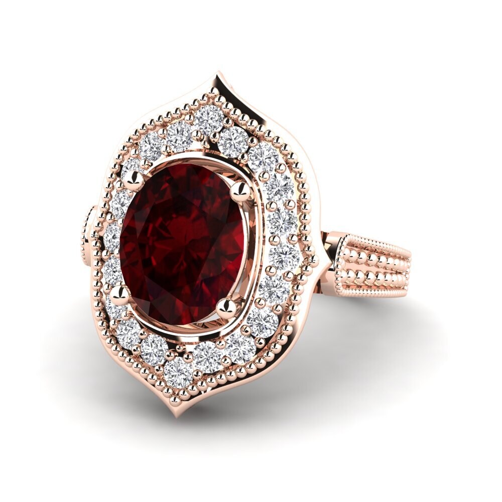 Garnet Engagement Ring Dwarrenson