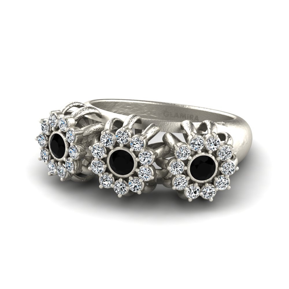 Black Diamond Engagement Ring Hinkel
