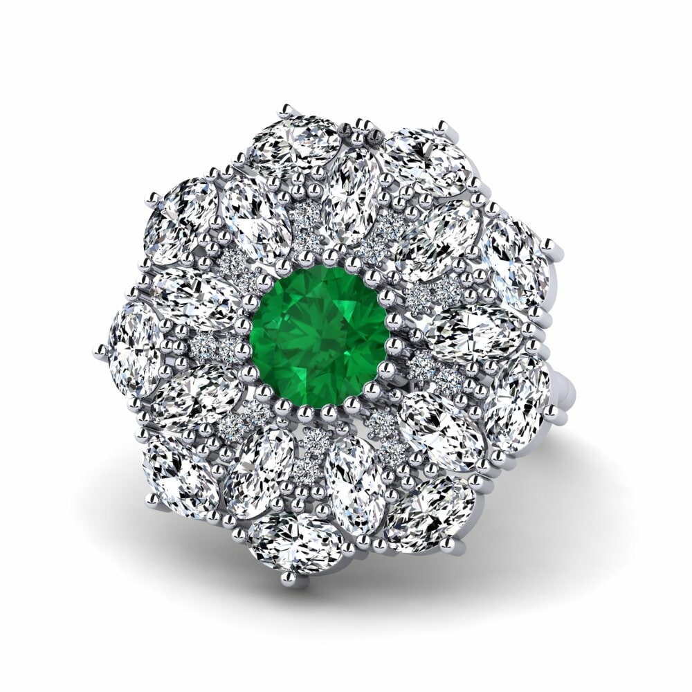 Emerald (Lab Created) Ring Renesa