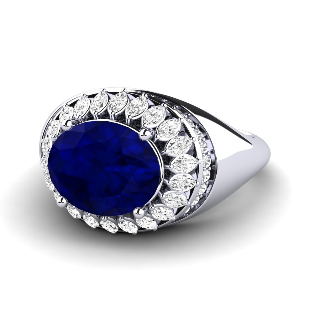 Sapphire Engagement Ring Rumer