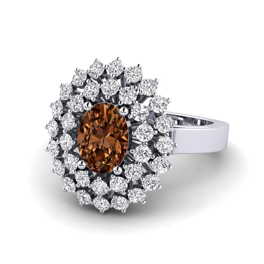Brown Diamond Engagement Ring Serenaz