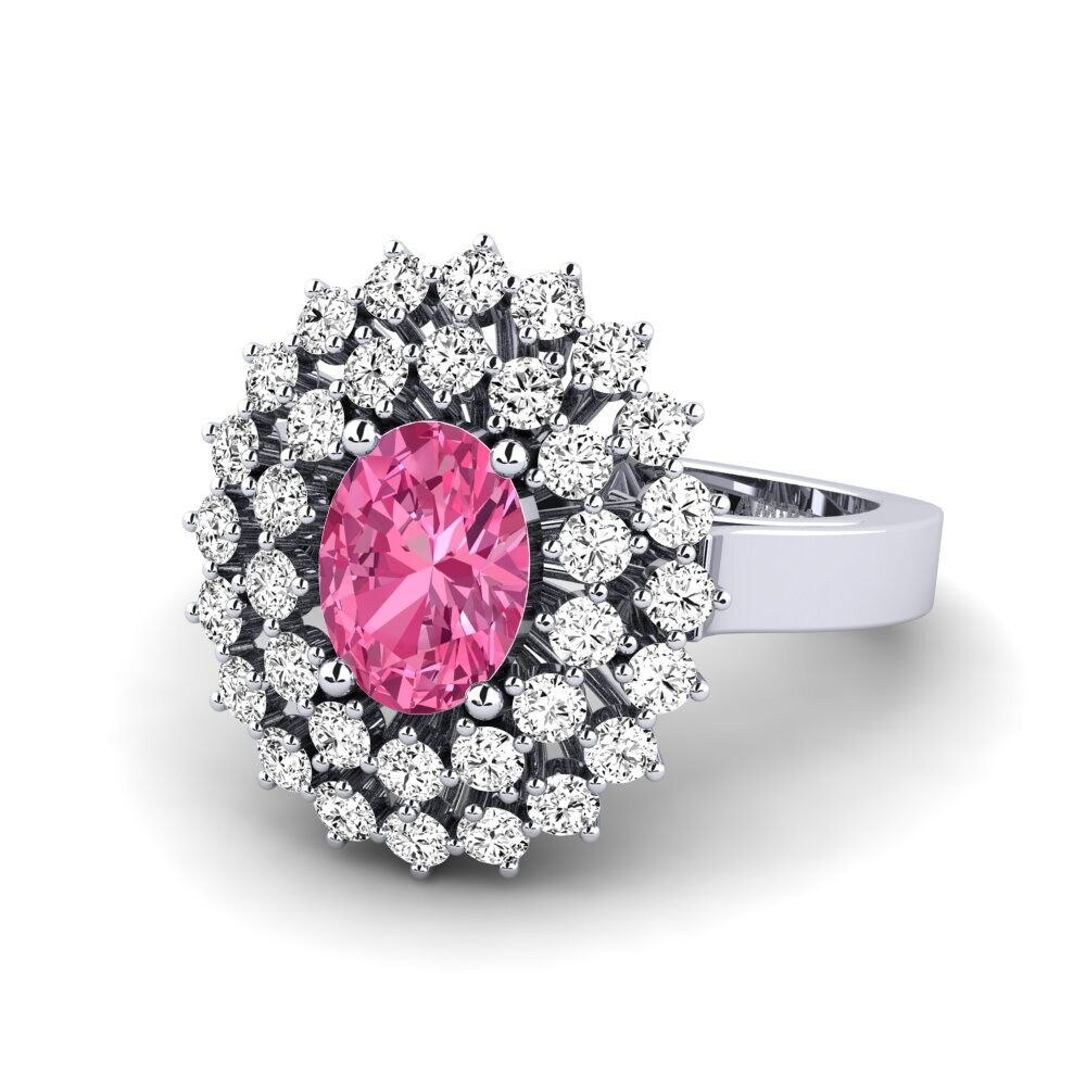 Pink Tourmaline Engagement Ring Serenaz