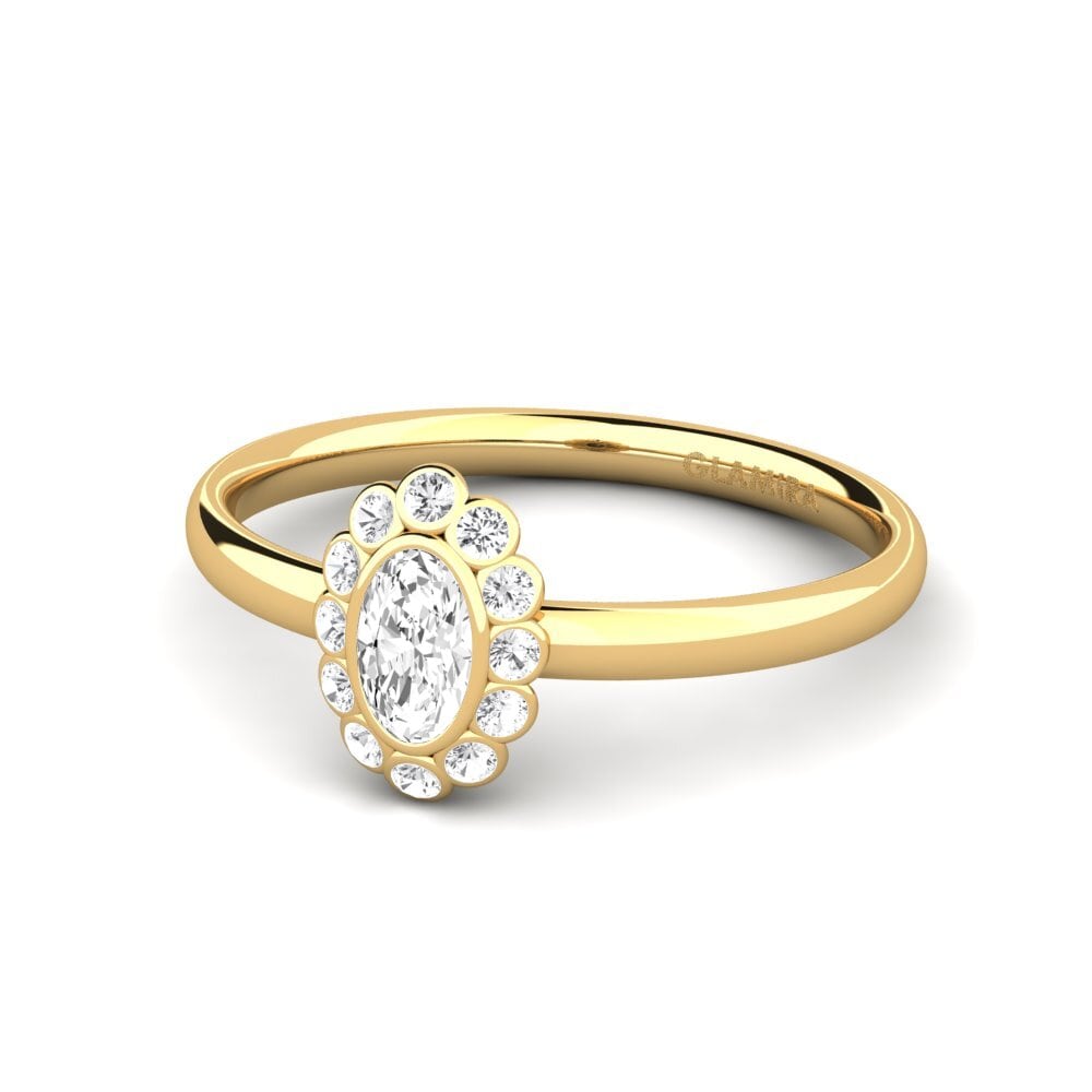 Zafiro blanco Anillo de compromiso Teoria