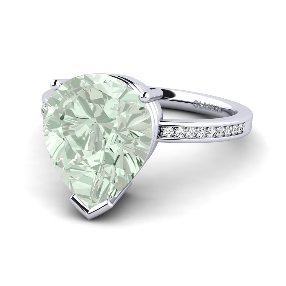 Amatista verde Anillo Venge 4.0 crt