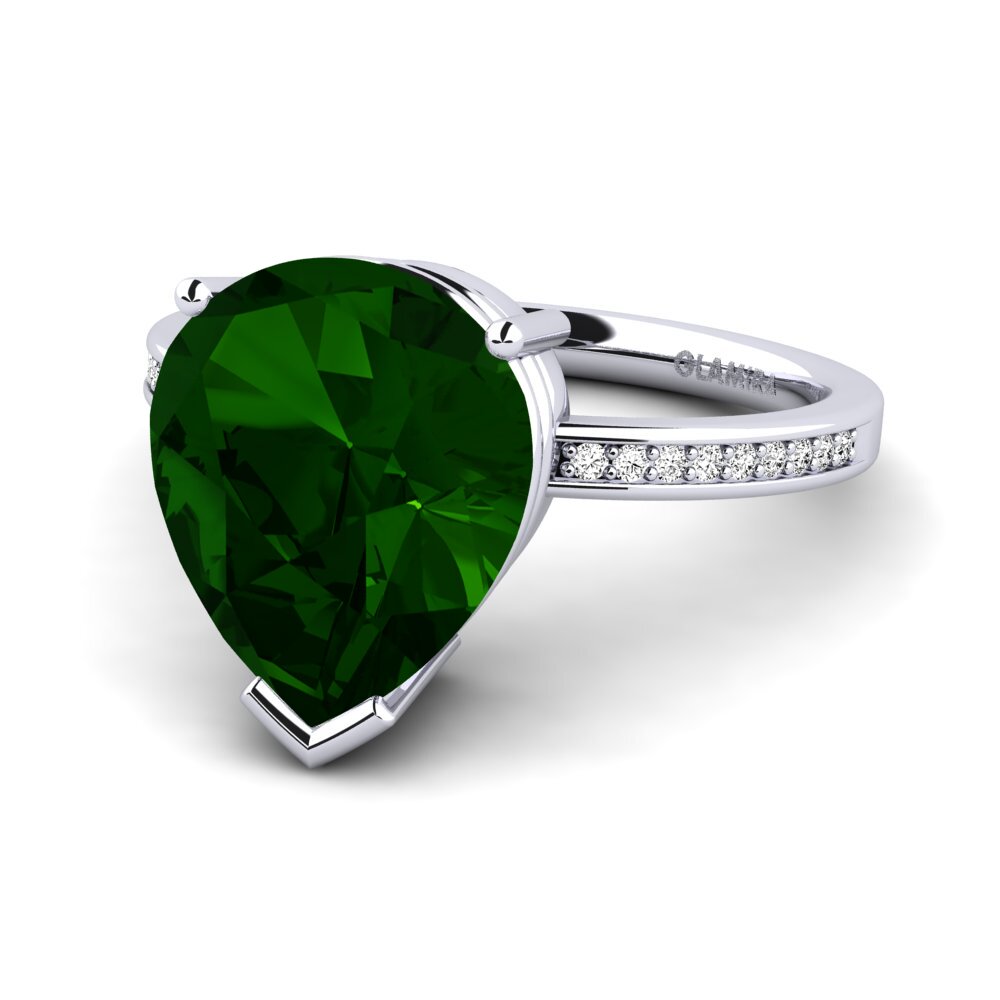 Turmalina verde Anillo Venge 4.0 crt