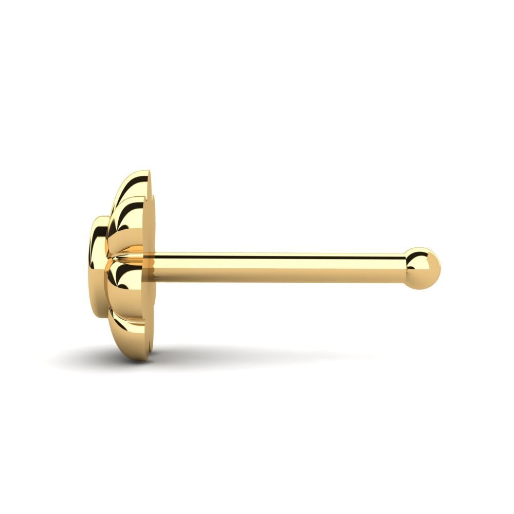 Achetez GLAMIRA Piercing Nez Breann en Or Jaune 750 Diamant 0.015 ...