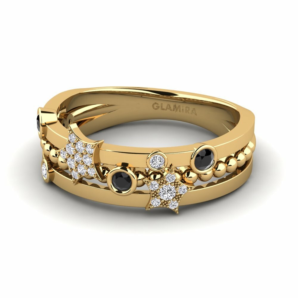 Zafiro negro Anillo Adelp