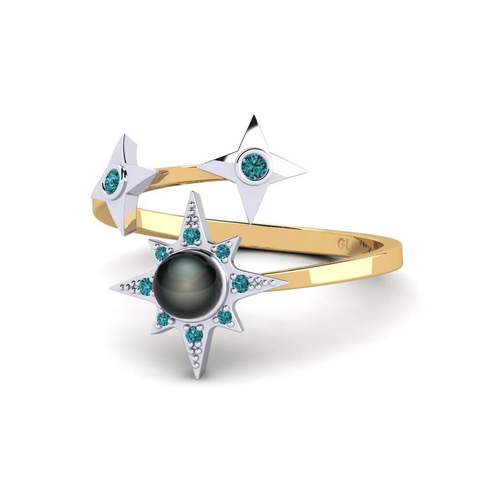 Diamante Azul Anel Eltanin