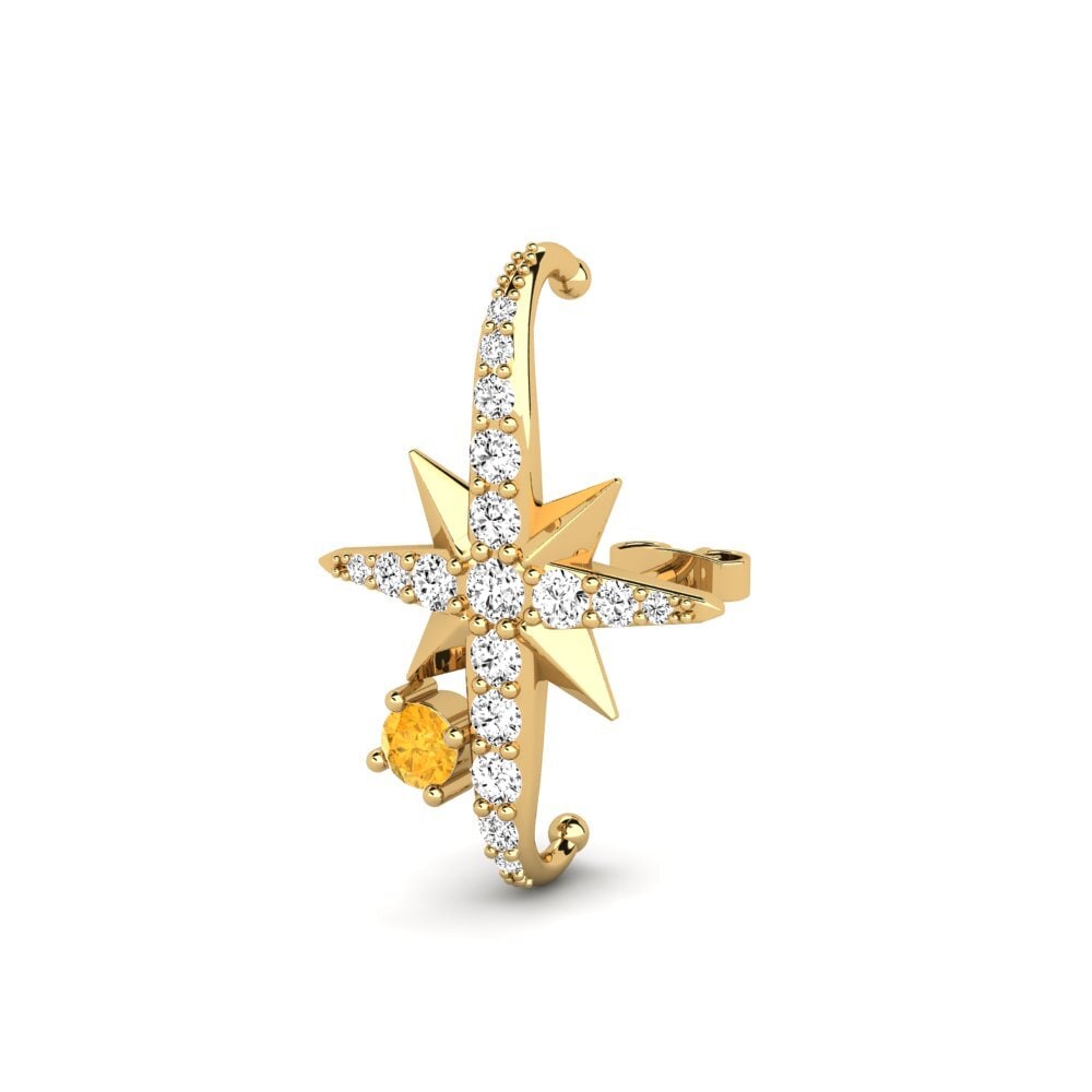 Citrine Women's Earring Kastra
