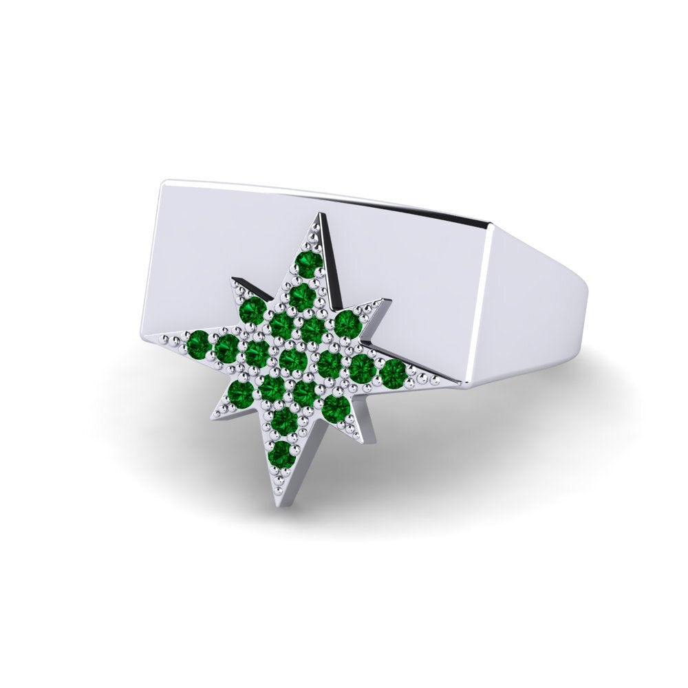 emerald-zirconia แหวน Phad