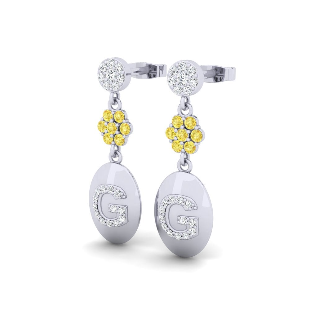 Yellow Sapphire Women's Earring Arteila G
