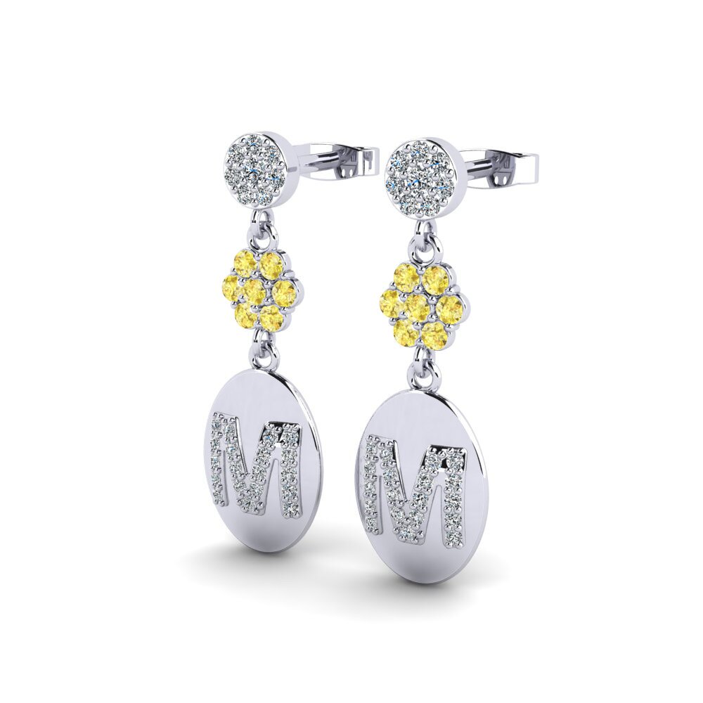 Yellow Sapphire Women's Earring Arteila M