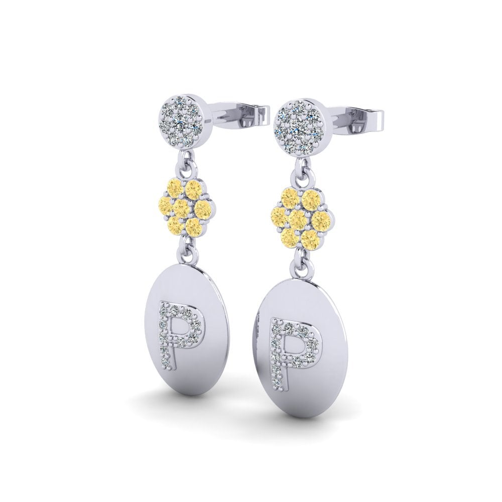 Yellow Diamond Women's Earring Arteila P