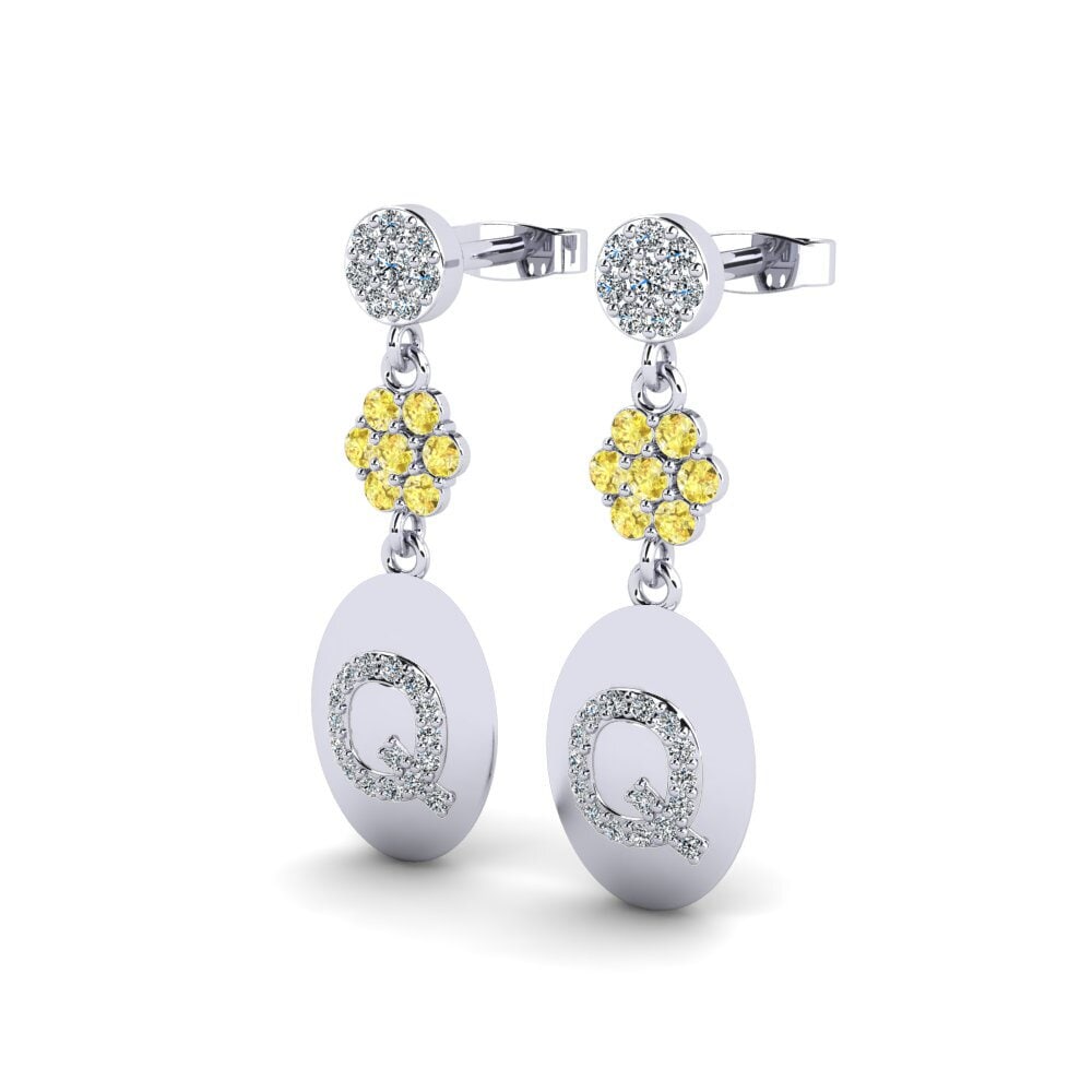 Yellow Sapphire Women's Earring Arteila Q