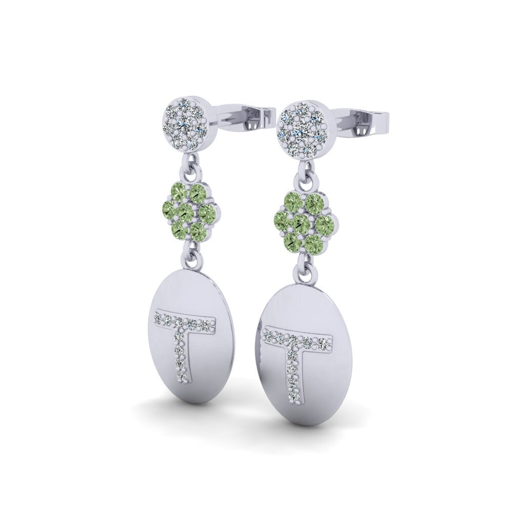 Green Diamond Women's Earring Arteila T