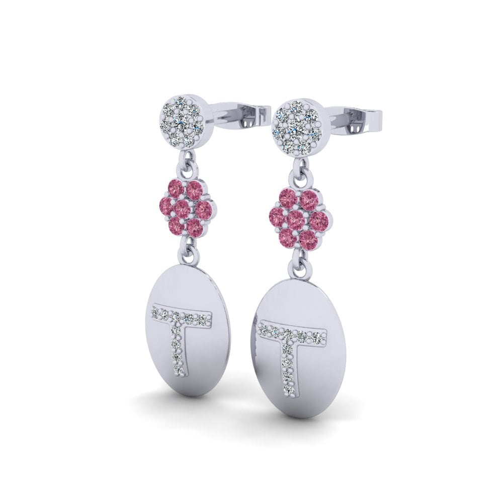 Rhodolite Garnet Women's Earring Arteila T