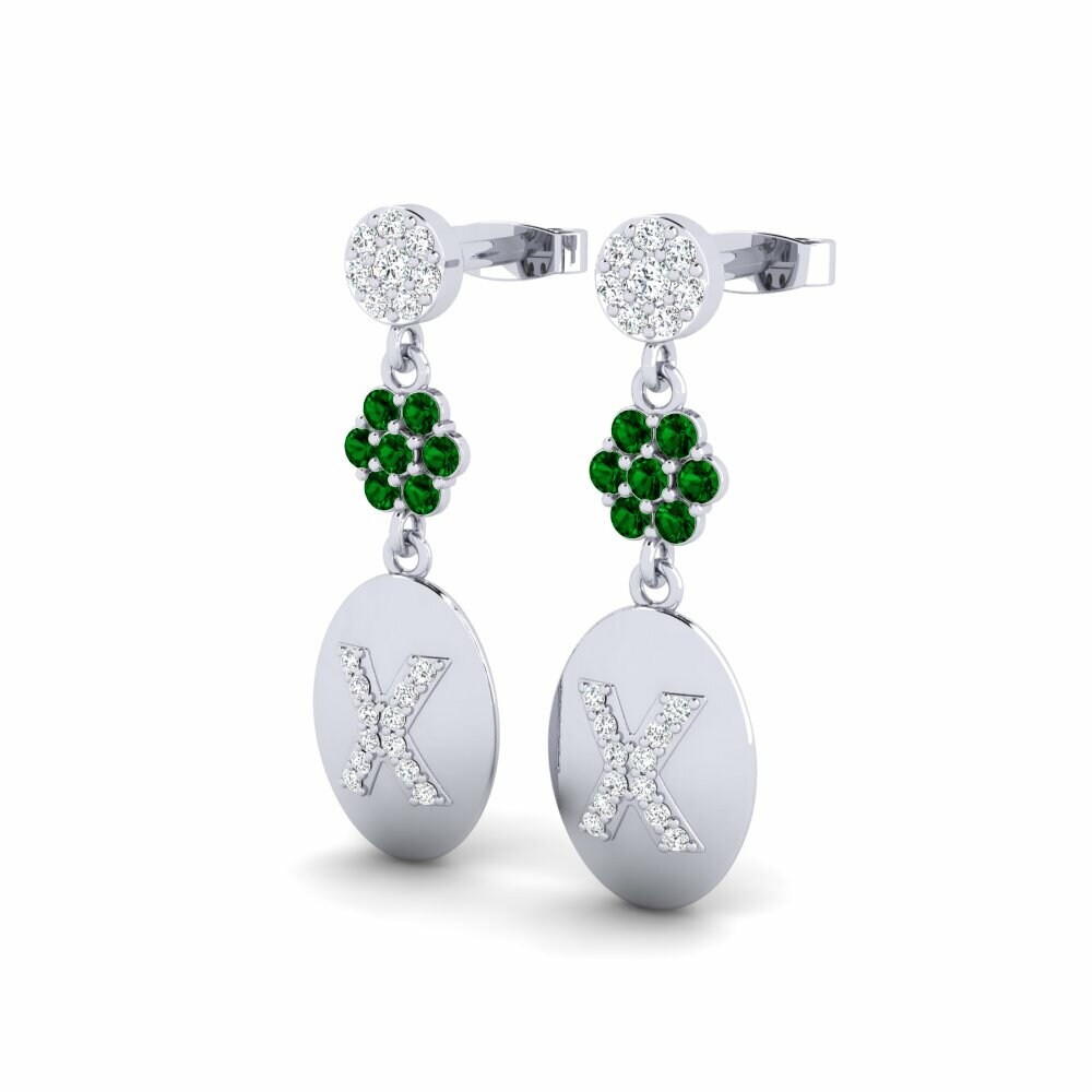 Circonita Verde Pendiente de mujer Arteila X