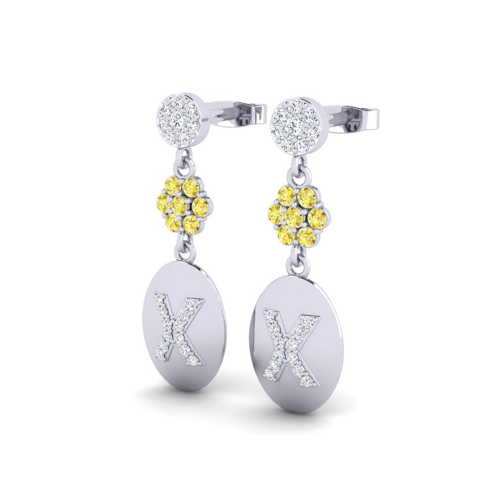 Yellow Sapphire Women's Earring Arteila X