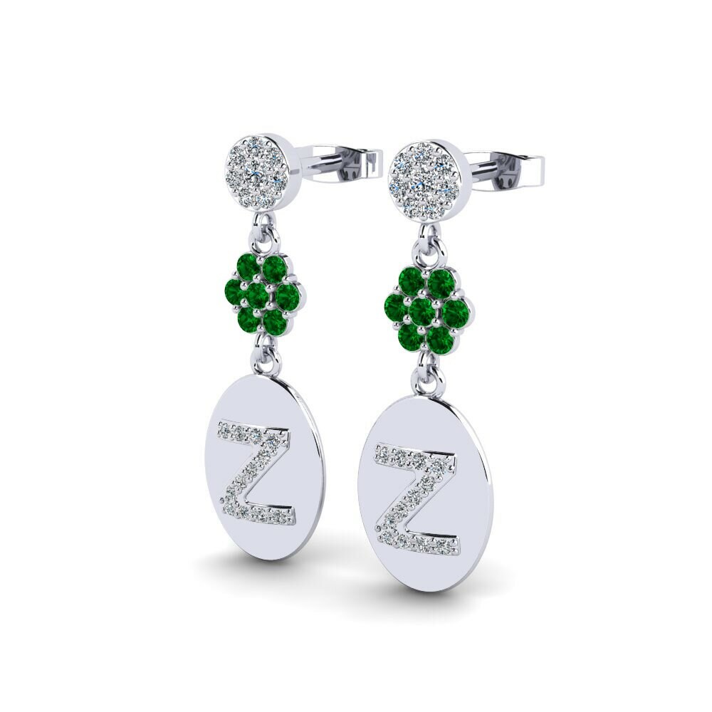 Circonita Verde Pendiente de mujer Arteila Z