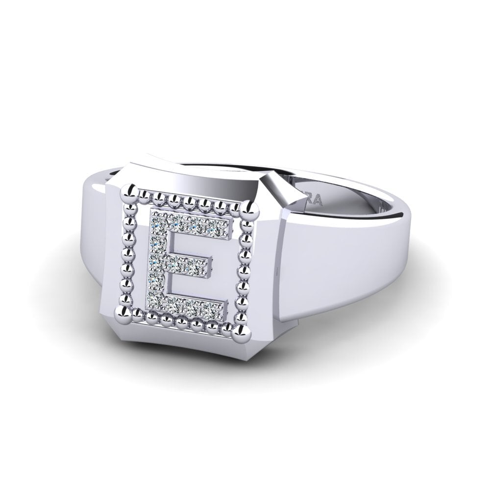 Palladium 950 Zirkonia Ringe Covoque E