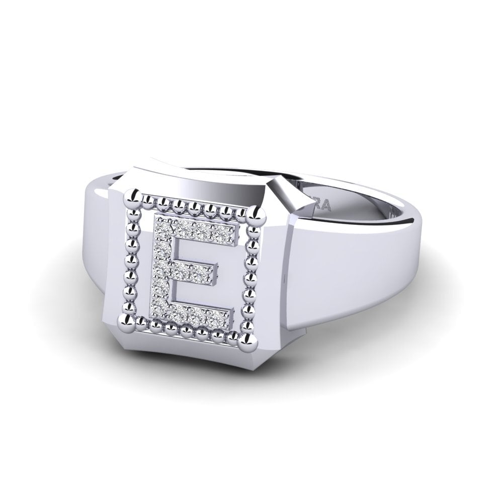 Palladium 950 Labor-gezüchteter Diamant Ringe Covoque E