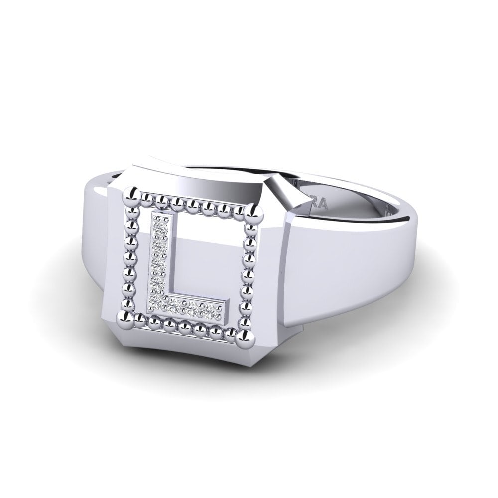 14ct White Gold Ring Covoque L