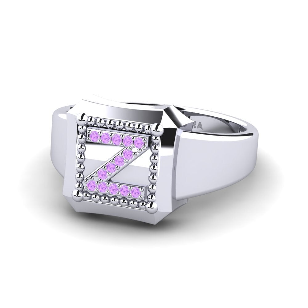Palladium 950 Amethyst Ringe Covoque Z