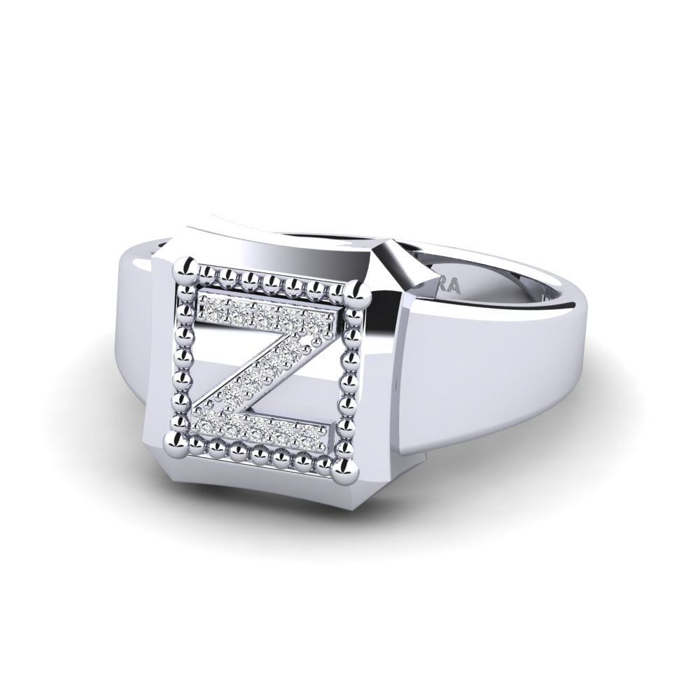 Palladium 950 Labor-gezüchteter Diamant Ringe Covoque Z