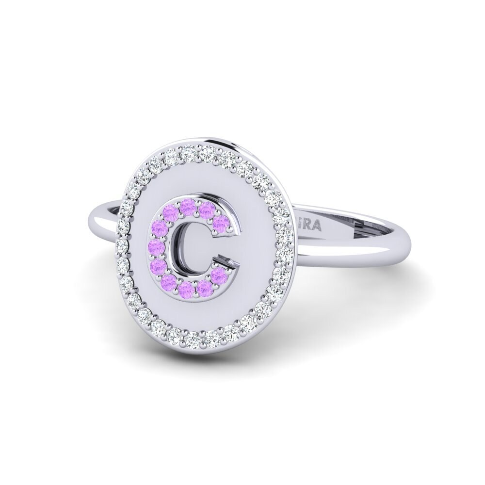 14ct White Gold Ring Cytise C