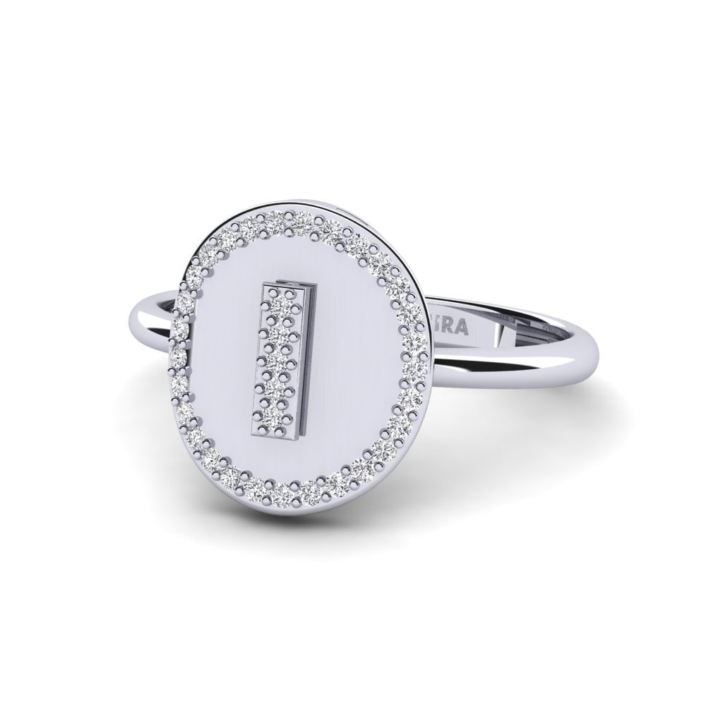 Palladium 950 Labor-gezüchteter Diamant Ringe Cytise I