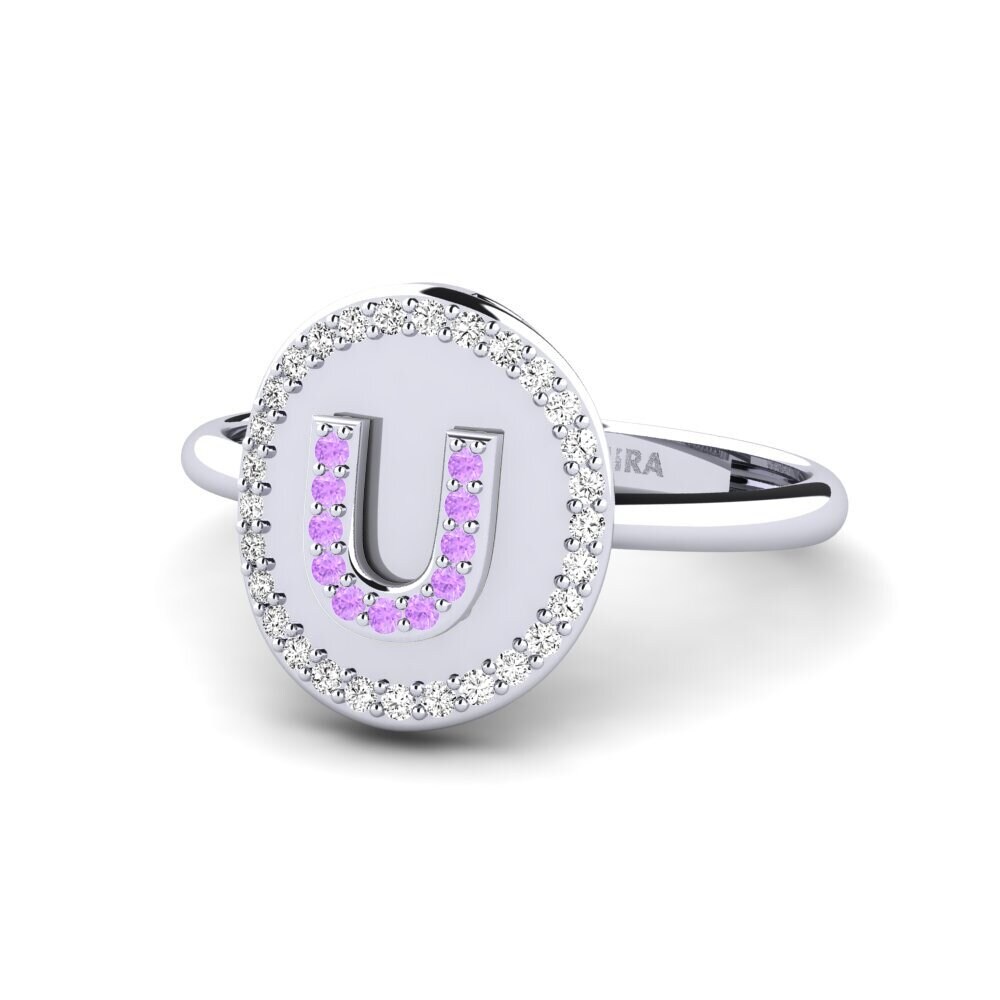 Palladium 950 Amethyst Ringe Cytise U