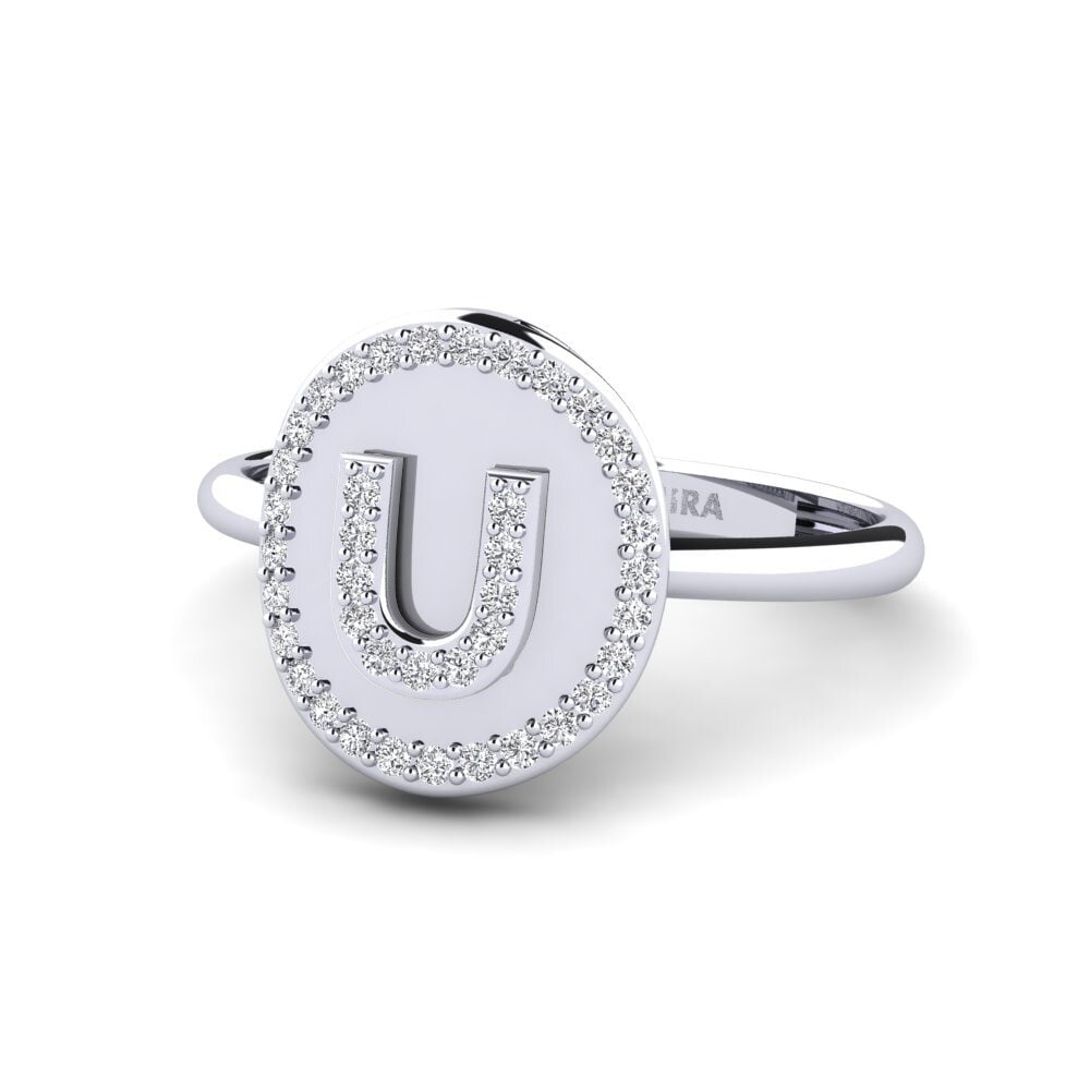 Palladium 950 Labor-gezüchteter Diamant Ringe Cytise U