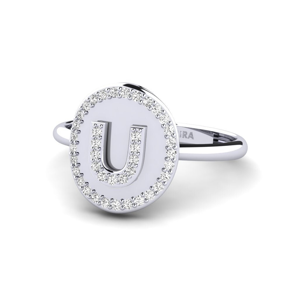 Palladium 950 Moissanit Ringe Cytise U