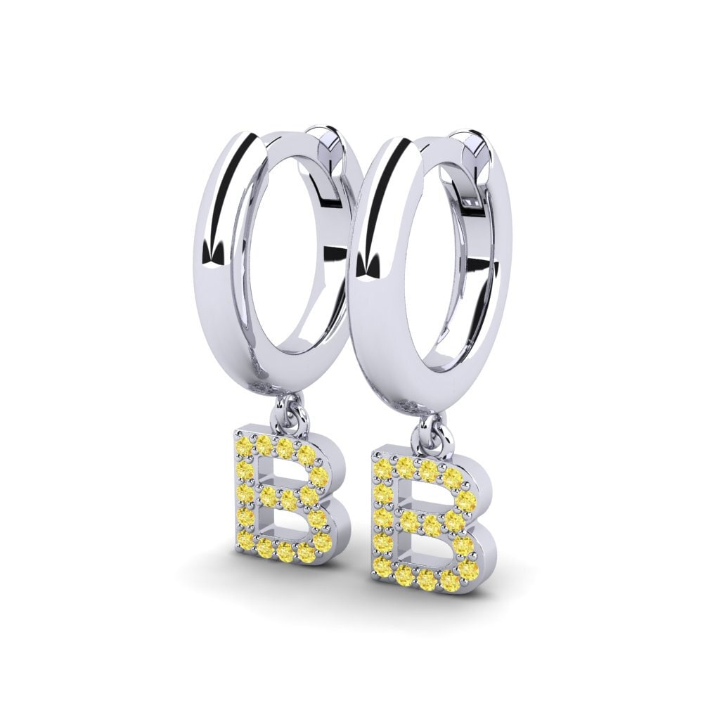 Yellow Sapphire Women's Earring Medraut B