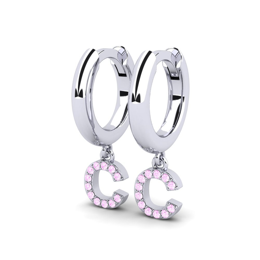 Pink Sapphire Women's Earring Medraut C